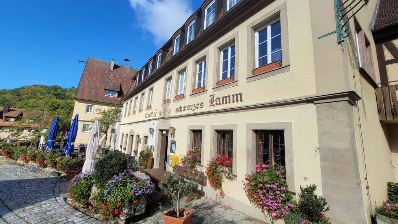 Hotel Schwarzes Lamm Rothenburg ob der Tauber Exterior foto