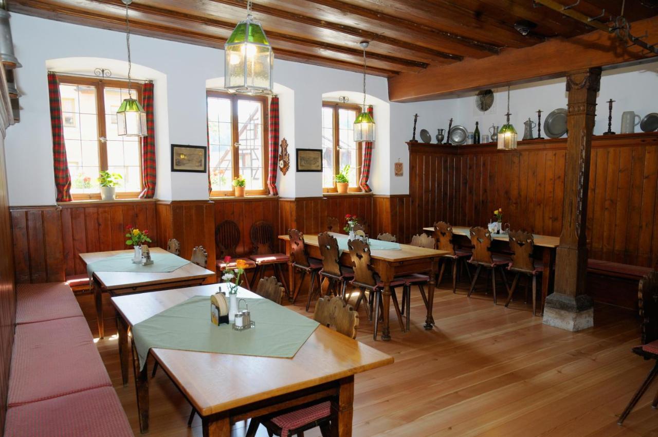 Hotel Schwarzes Lamm Rothenburg ob der Tauber Exterior foto
