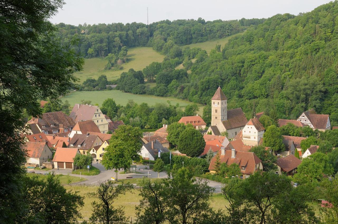 Hotel Schwarzes Lamm Rothenburg ob der Tauber Exterior foto