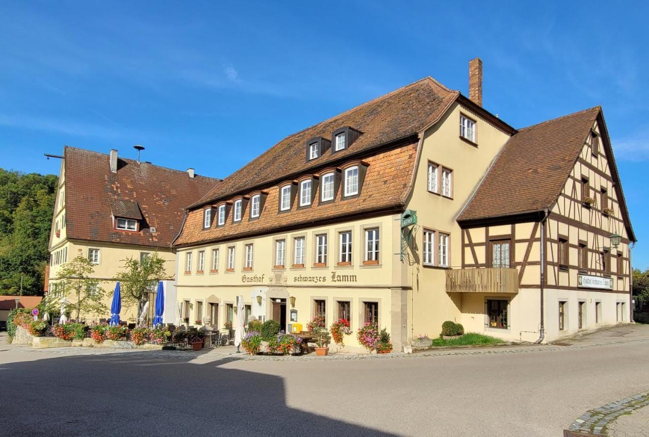 Hotel Schwarzes Lamm Rothenburg ob der Tauber Exterior foto