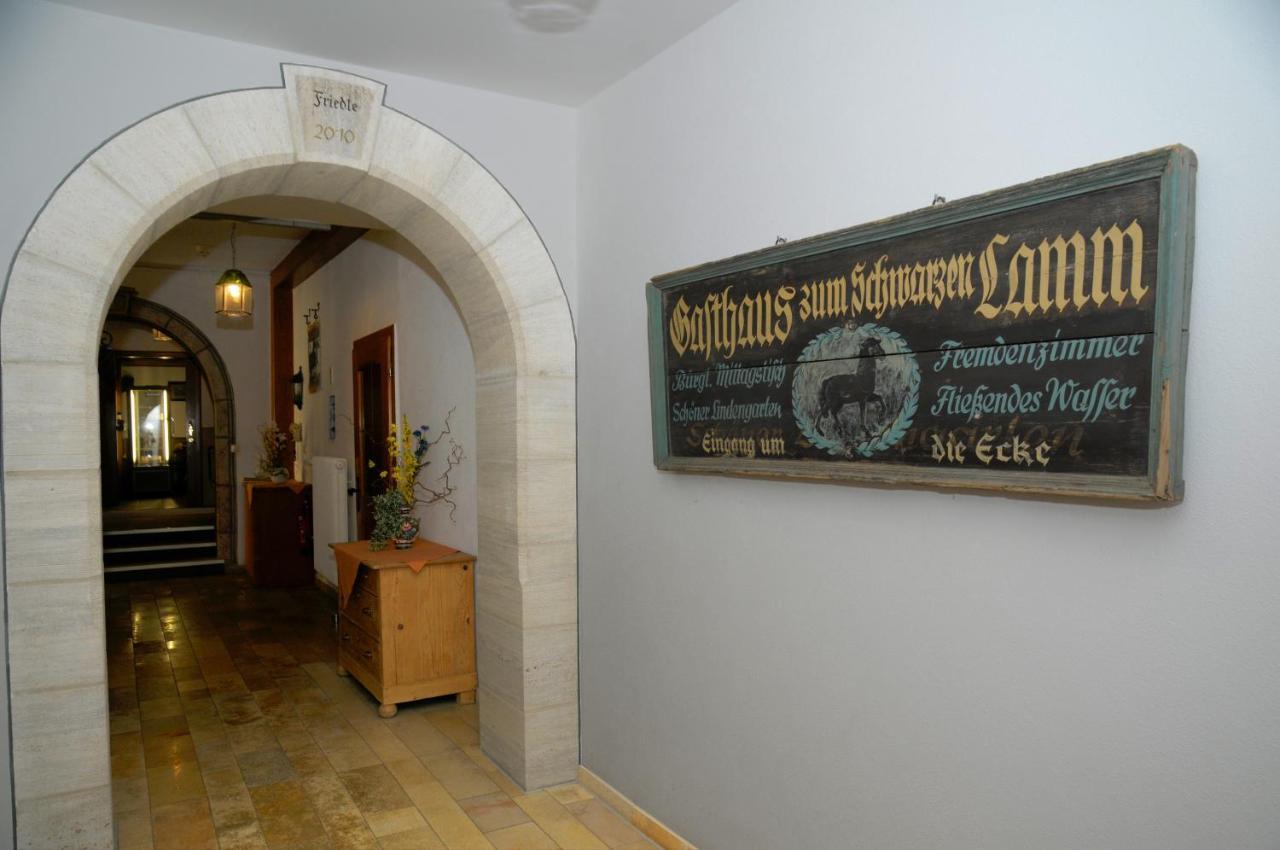 Hotel Schwarzes Lamm Rothenburg ob der Tauber Exterior foto