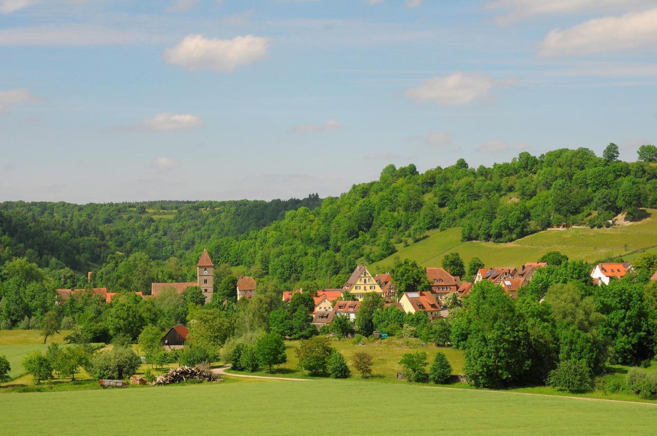 Hotel Schwarzes Lamm Rothenburg ob der Tauber Exterior foto