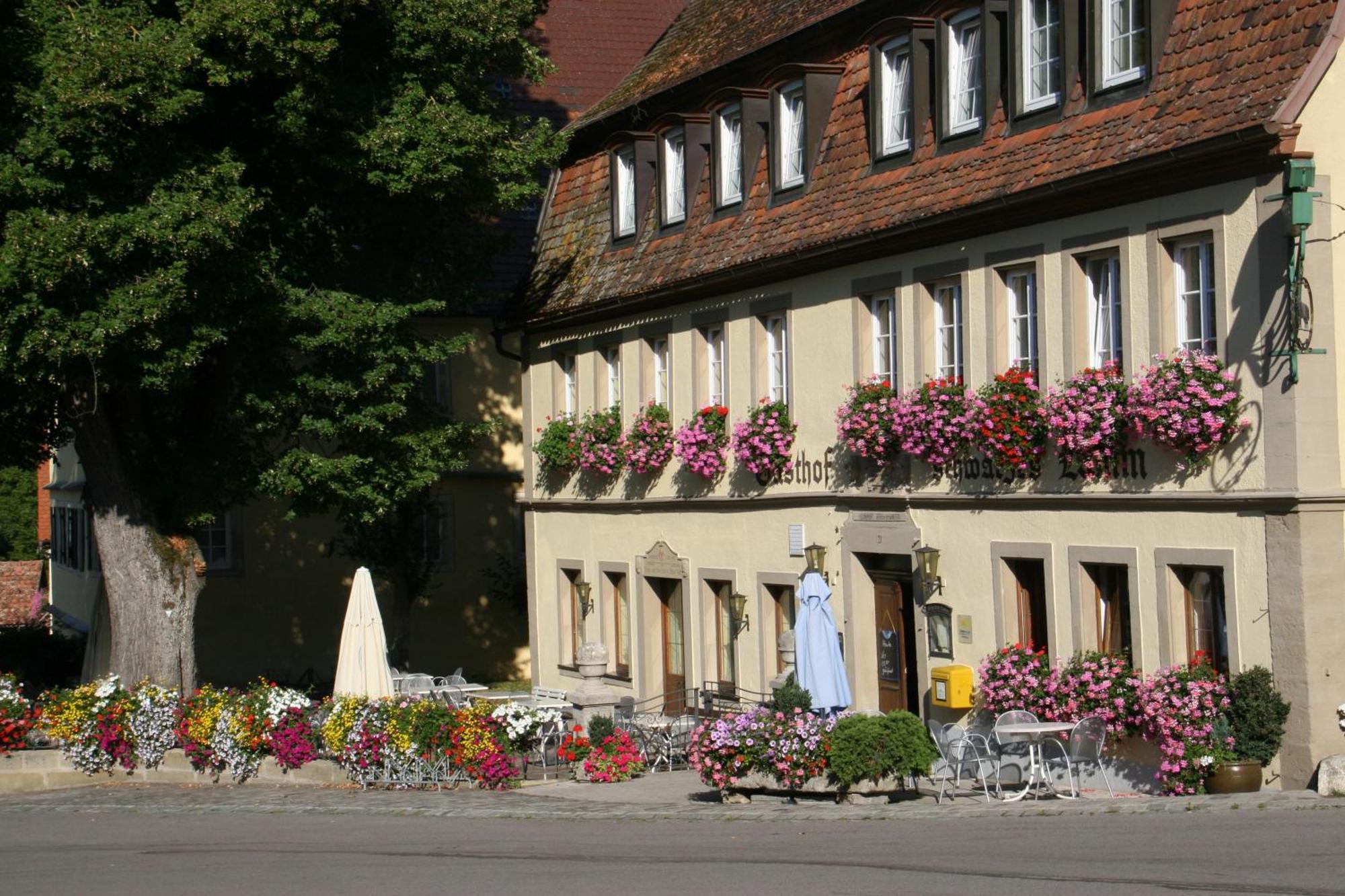 Hotel Schwarzes Lamm Rothenburg ob der Tauber Exterior foto
